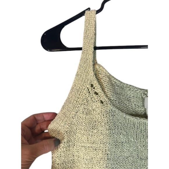 J. Jill Yellow Cotton Blend Sleeveless Scoop Neck Knit Tank Top Women Sz S - Picture 3 of 6